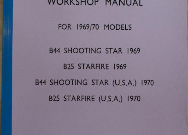 BSA Workshop Manual 1969/70