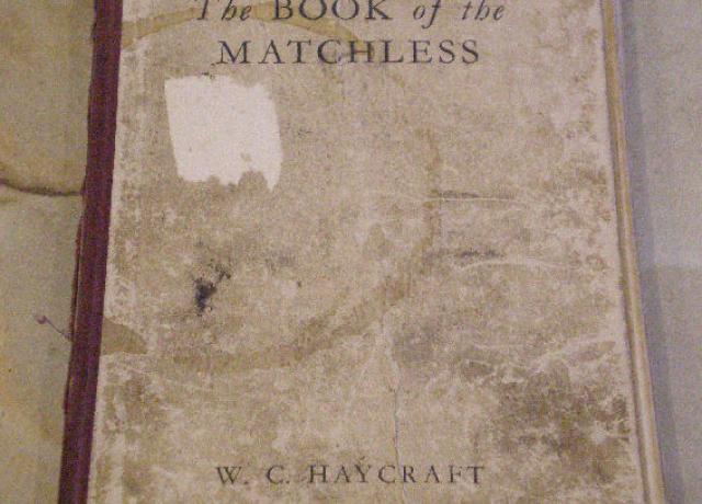 Matchless - The book of the Matchless, Handbuch