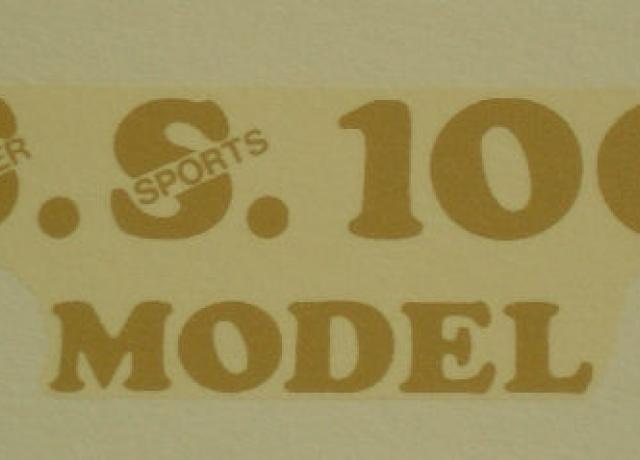 Abziehbild für verschiedene Anbringungsstellen Brough Superior, 1923/27
