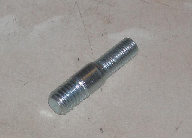 Norton Cylinder Base Stud stepped 5/8" x 3/8" 16TPI WW / 5/16"26TPI BSC/CEI