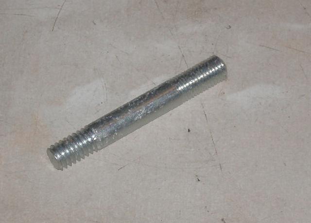BSA Induction Pipe Stud A7SS  2.1/4" x  5/16"26TPI/BSC x 5/16" 18TPI WW
