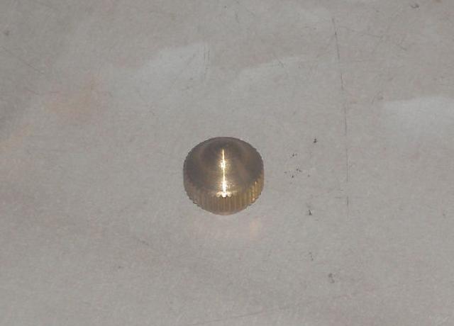 AJS/Matchless Acorn Nut, for Tappet Cover Brass 