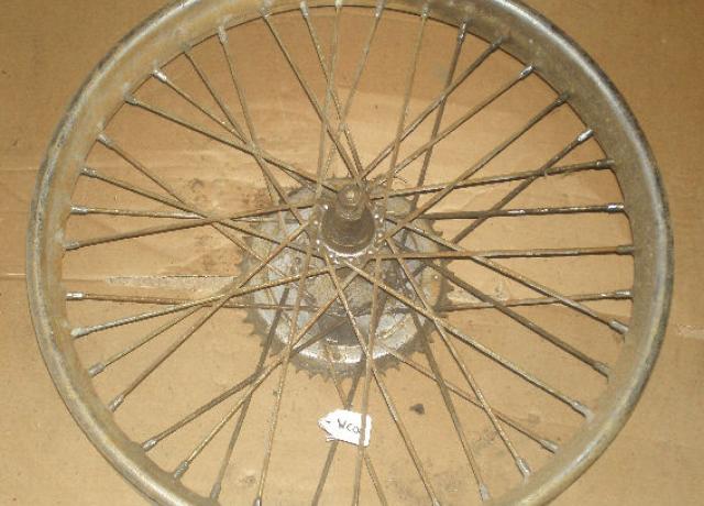 Rear Wheel 19", 40 Spokes used