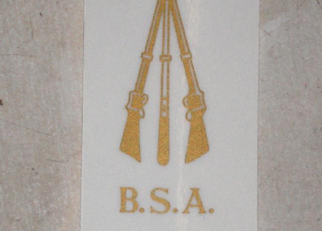 BSA Abziehbild Trademark 650cc gold