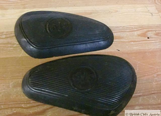 AJS/Matchless Kneegrip Rubbers/pair late type 1960- used