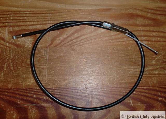 Norton Throttle Cable - T/Grip End, high Bars