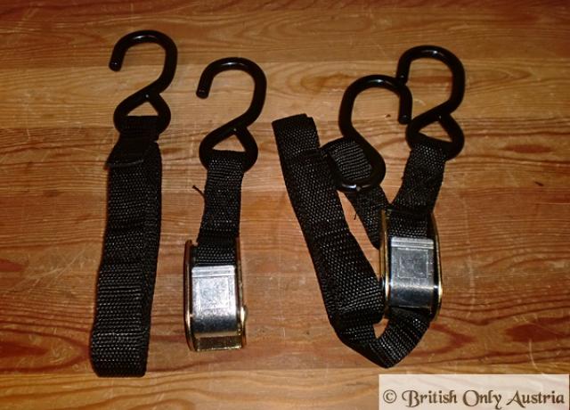 Motorcycle Tie Down Strap 1" x 2 Meter / Set 2 pieces. For Motorcycle Transport.