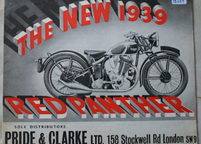 The New 1939 Red Panther, Brochure