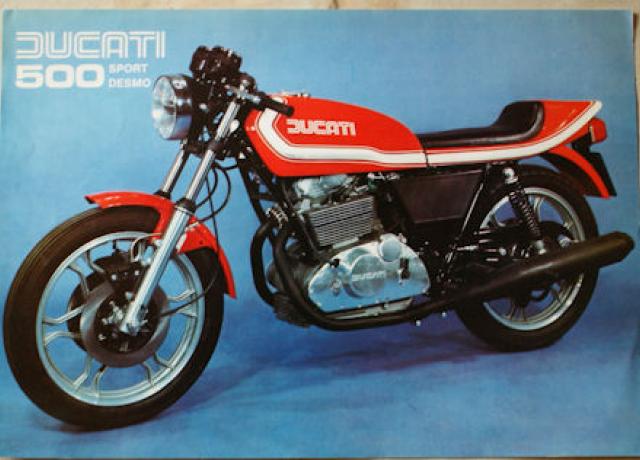 Ducati 500 Sport Desmo, Poster A4