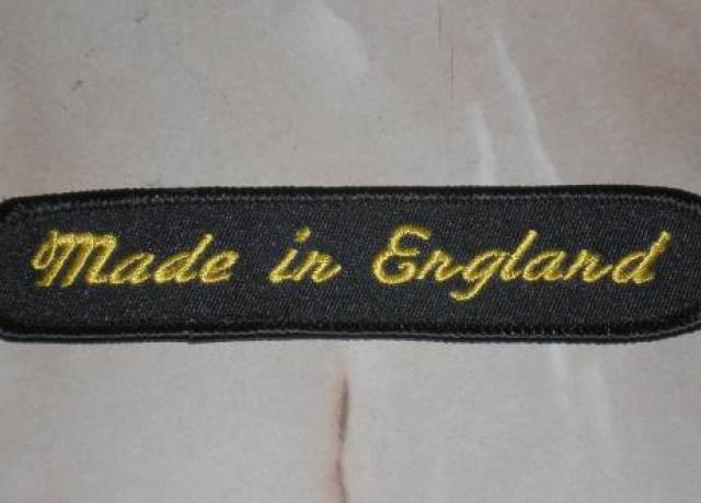 Made in England Sew on Badge  