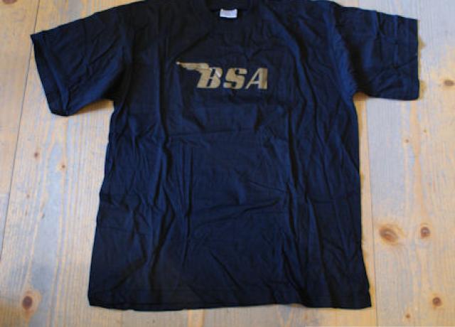 BSA T-Shirt schwarz-gold/ L