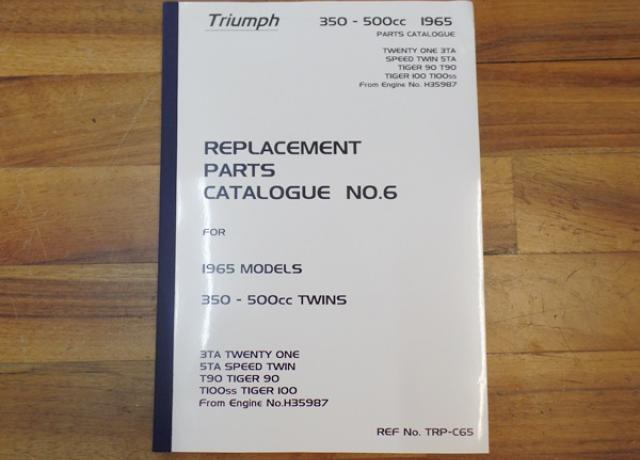 Triumph Parts Book  No.6 3TA/5TA, Teilebuch