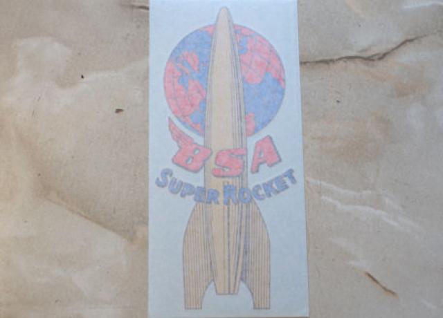 BSA Super Rocket Aufkleber für Tank Top