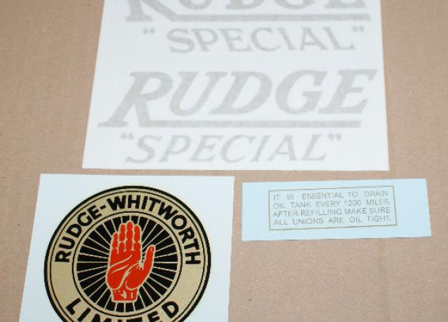 Rudge Special Transfer Set 1939