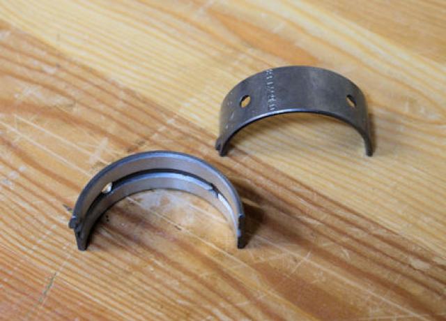 AJS/Matchless Center Web Bearing Shells / Set -60