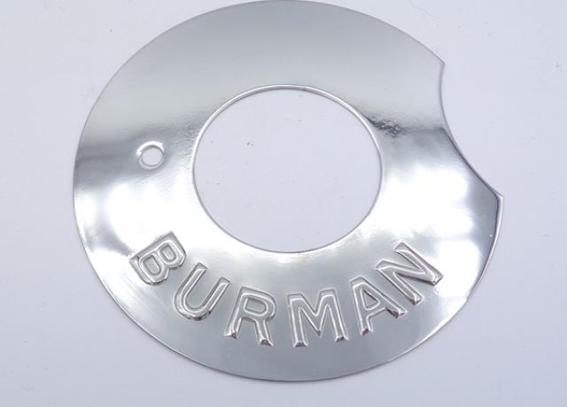 Burman Kickstartfederabdeckung Chrom 91mm