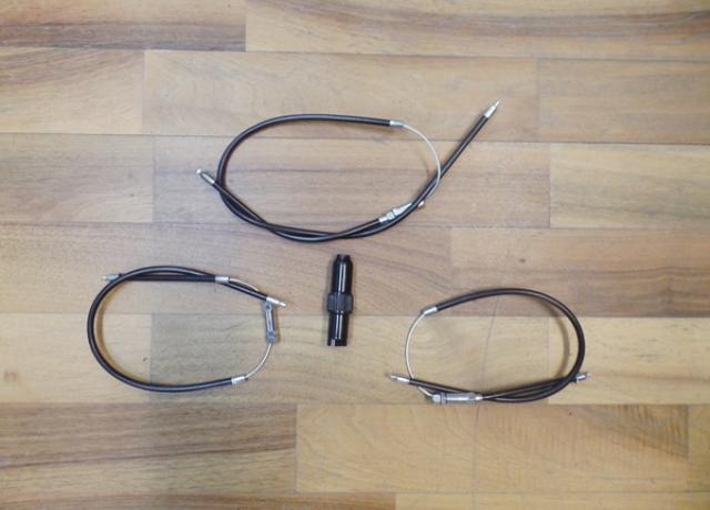 Triumph Throttle Cable Set with Junction Box T120 MK1 UK