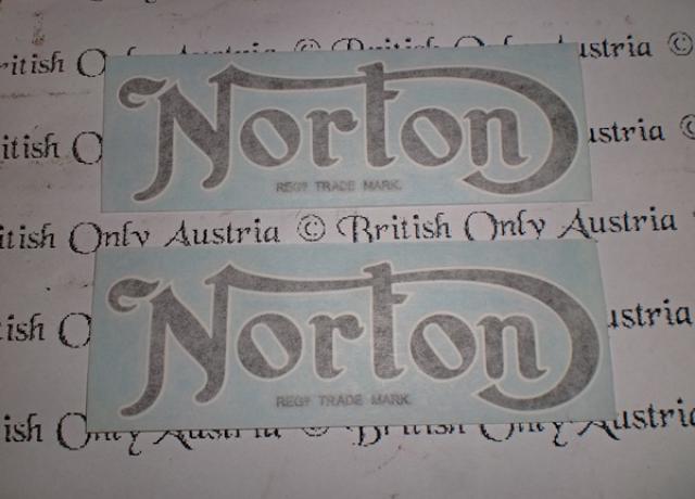 Norton Aufkleber für Tank / Paar