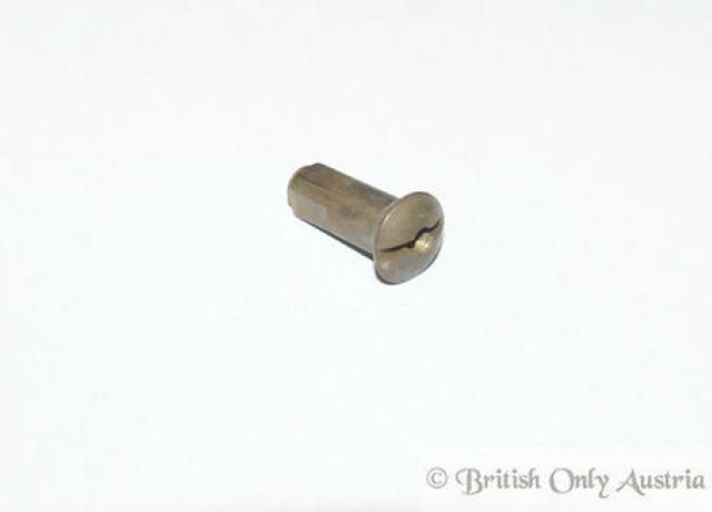 Brass Spoke Nipples for 3.35mm Spokes / Set of 40 Pcs.