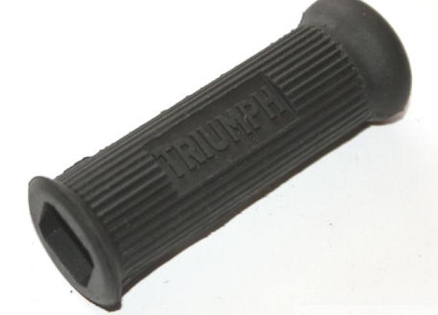 Triumph Footrest Rubber rear with Logo