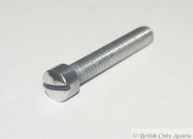 Whitworth Fillister Head Slotted Screw 1/4" x 1 1/4"  UH. SS