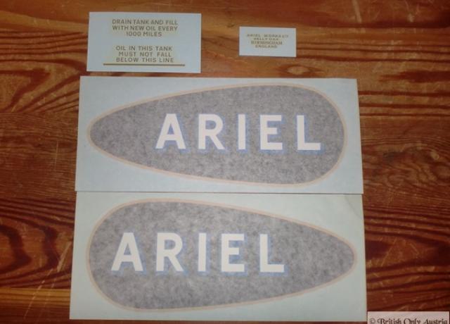 Ariel Sticker Set for Slopers & SQ 4 - 1932