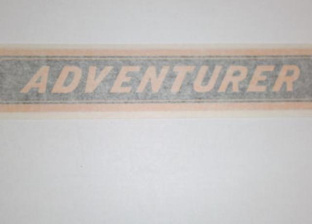 Triumph "Adventurer" Aufkleber f. Seitendeckel 1972