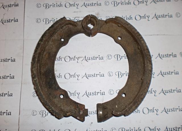 Royal Enfield front Brake Shoes 5" used / Pair