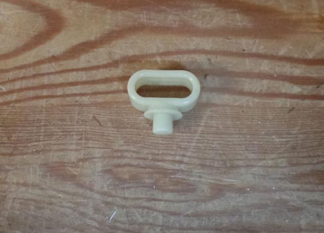 Triumph Kabel Clip für Vorderbremse, weiß