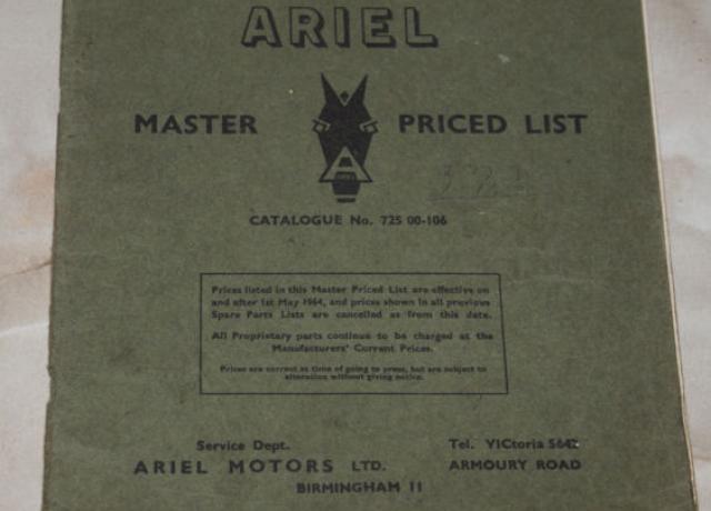 Ariel Master priced list 
