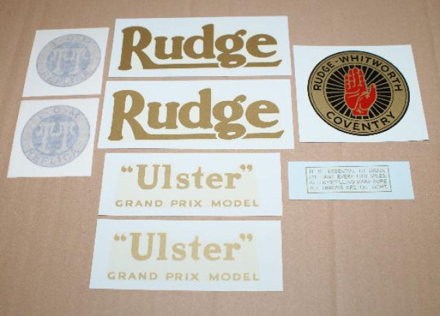 Rudge Ulster and TT Replica 1931/35 Abziehbilder Set