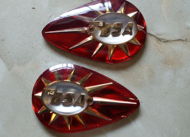 BSA Tankabzeichen/Tank Emblem /Paar birnenförmig