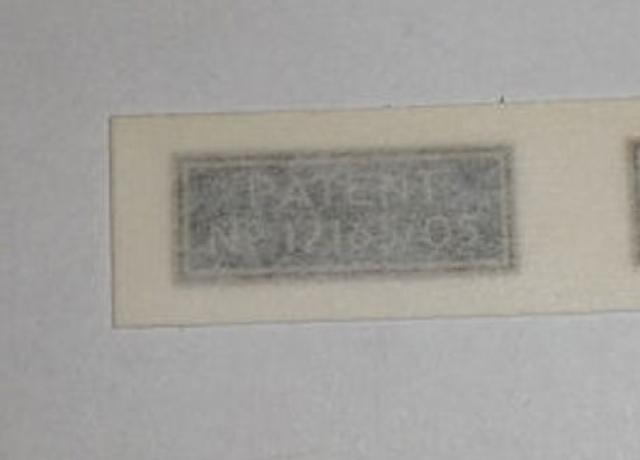 Triumph Patent Sticker f. Front Forks 1905 on