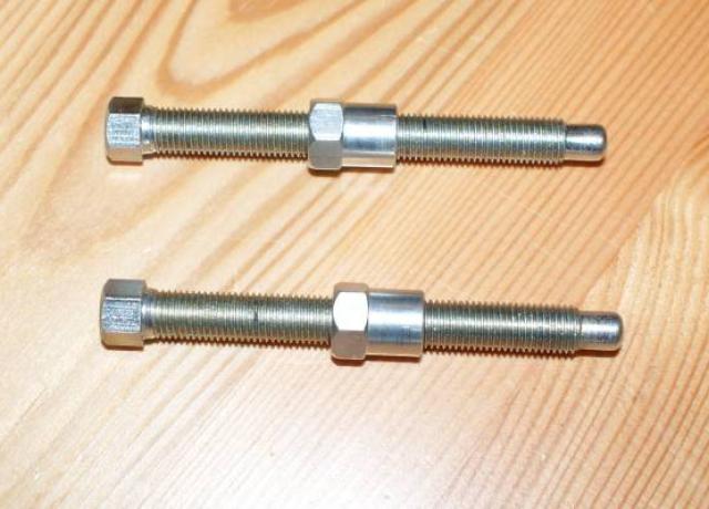 Kettenspannschrauben mit Muttern Norton Starrahmen Triumph/Paar