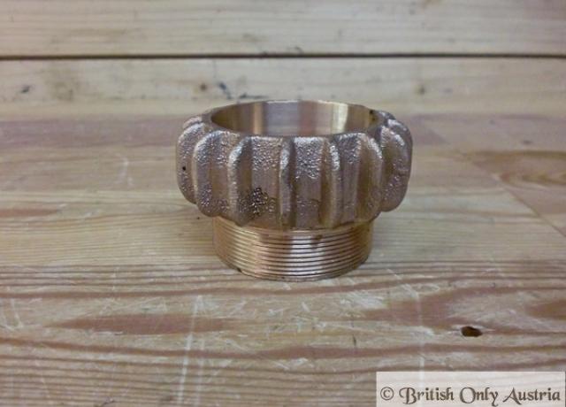 Vincent Exhaust Nut Brass