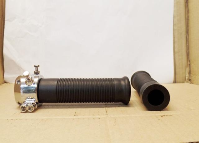 Twist Twin/Throttle Grip with Rubbers Amal Replica 7/8" - 22mm new
