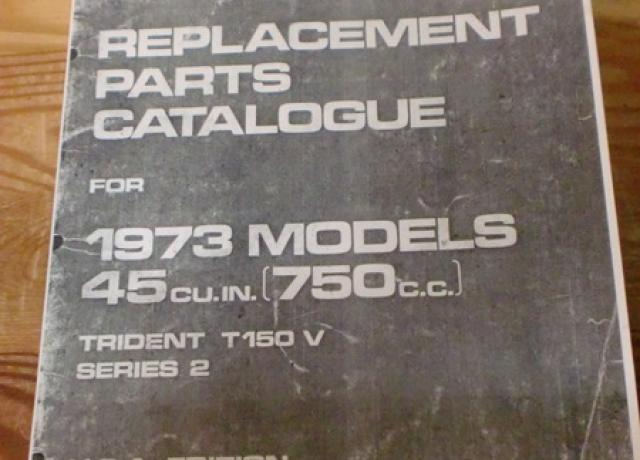 Triumph Replacement Parts Catalogue 1973, Kopie