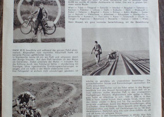 Mit HMW auf großer Fahrt, Brochure