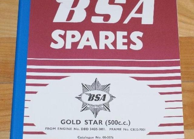 BSA Teilebuch Goldstar 500ccm