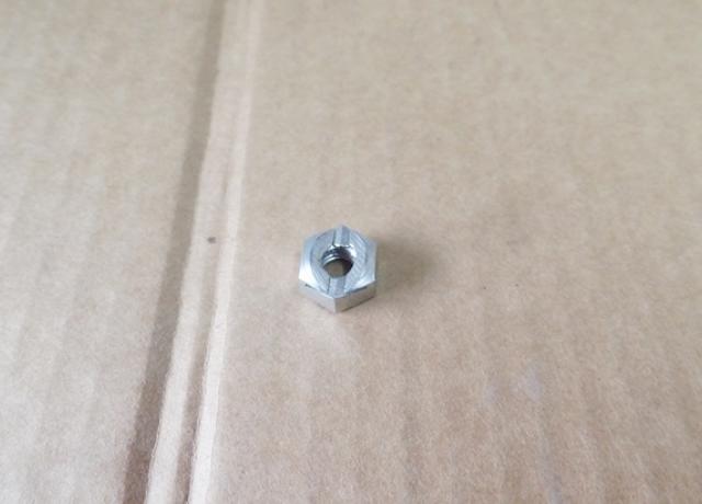 Steel nut for clutch and brake lever