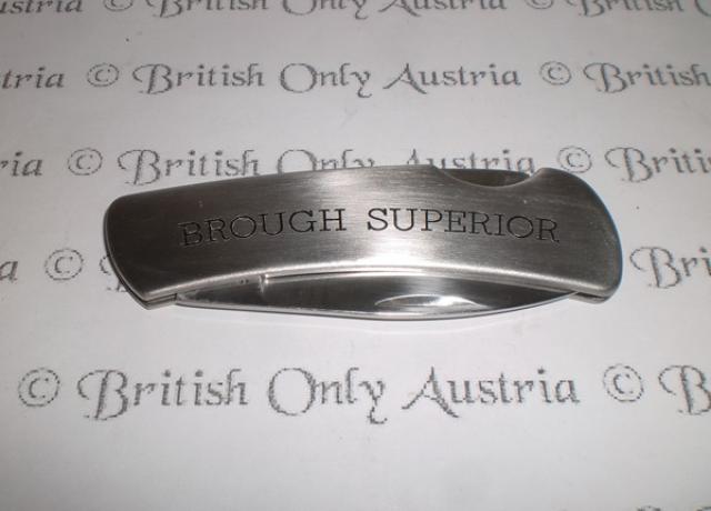 Brough Superior Taschenmesser Edelstahl - nur 1 Stück lagernd!