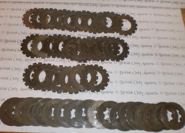 Kupplungsplatten Set 44 Stück gebraucht