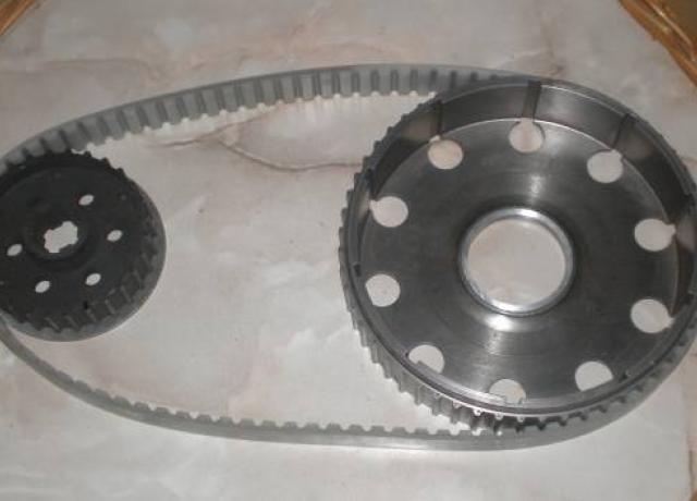 Triumph Belt Drive Kit f. Pre Unit 500, 650 cc.swing. Arm