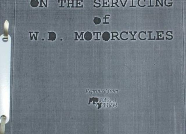 Practical Hints on the servicing of WD Motorcycles/Handbuch Milit. Maschinen
