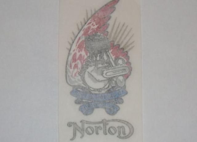 Norton Aufkleber für Rahmenkopf / Beiwagen Türe vor 1926