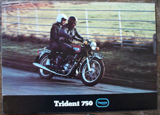 Triumph Trident 750, Prospekt