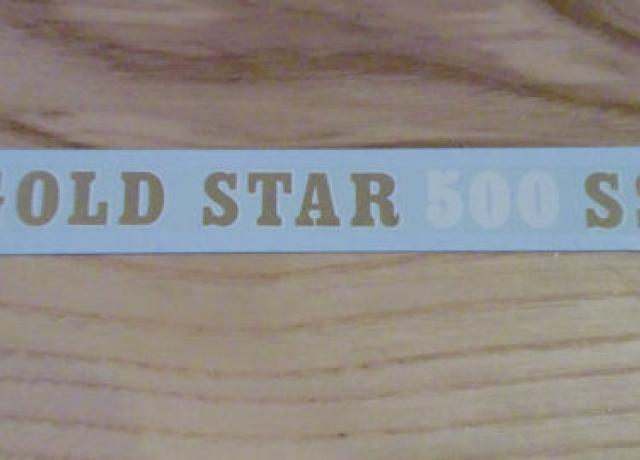 BSA Abziehbild "GOLD STAR 500SS" für Panel 1971 