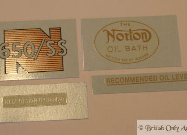 Norton Model 650SS 1962-68 Transfer Set