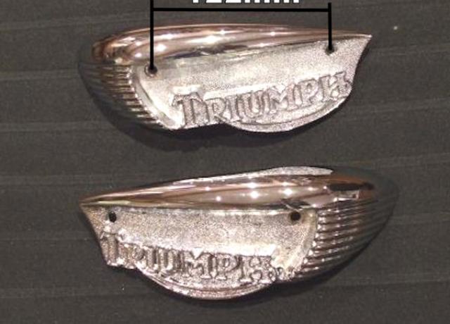 Triumph Petrol Tank Badges /Pair