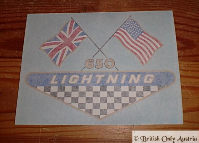 BSA Lightning UK Aufkleber